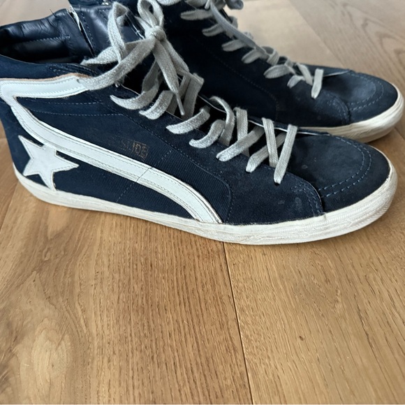Golden Goose Blue Sneakers - Picture 1 of 5